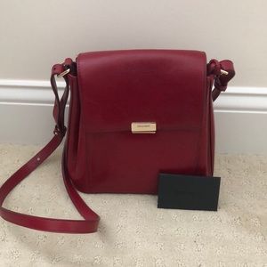 EUC Red Brahmin Crossbody